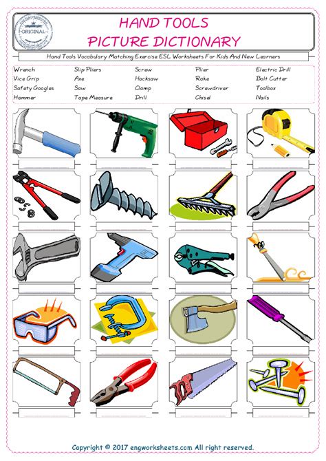 Tools Worksheets Worksheetscity