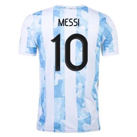 Argentina Lionel Messi 10 Domači Nogometni dresi 2021 nogometni dresi