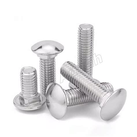 Carriage Bolts Cup Square Dome Coaches Screws A Stainless M M M M