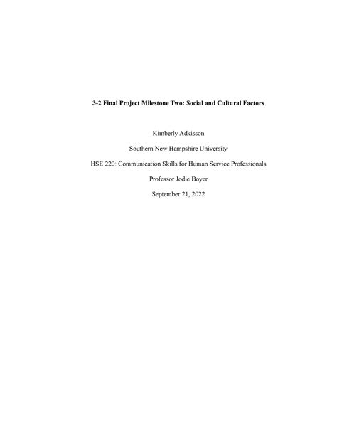 HSE 220 3 2 Final Project Milestone TWO 3 2 Final Project Milestone