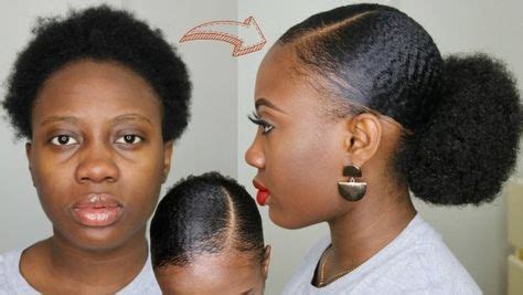 C Natural Hair Doesn T Slick Down Look How To Slick Down C Hair