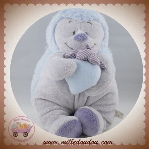 NOUKIE S SOS DOUDOU HERISSON MERLIN TIDOU BLEU MUSICAL 25 CM Boutique