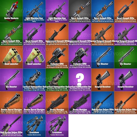 All Unvaulted Weapons During 14 Days Of Summer Event Via Lucas7yoshi