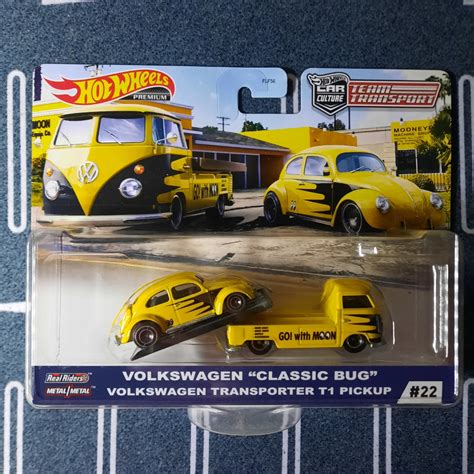 Jual Hot Wheels Premium Car Culture Team Transport Volkswagen Classic Bug Transporter T1 Pickup