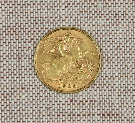 Lot A Edward Vii Gold Half Sovereign