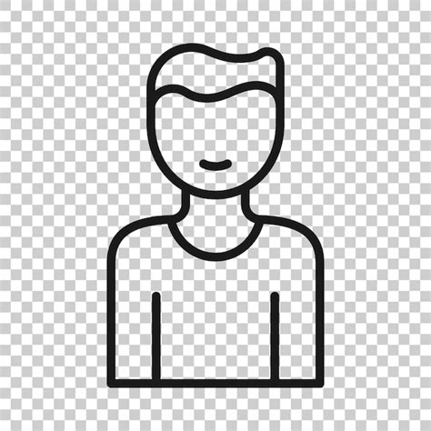 Icono de comunicación de personas en estilo plano ilustración vectorial