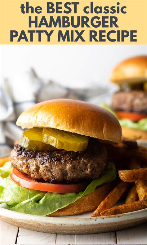 Best Hamburger Patty Recipe (Grill or Stovetop!) - A Spicy Perspective