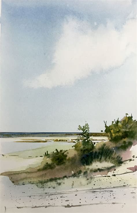 Loose Watercolor Paintings Watercolor Art Landscape Watercolor