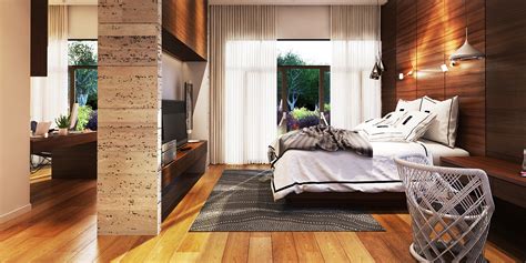 Variety Of Minimalist Bedroom Designs Look So Trendy With Wooden Accent