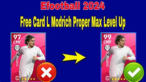 How To Train 99 Rated L Modric In Efootball 2024 L Modric Max Level