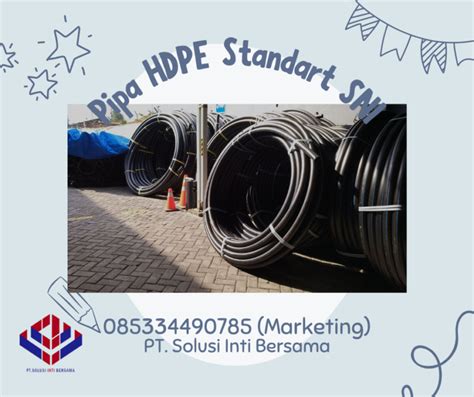 Pipa HDPE SNI SDR 11 PN 16 Untuk Saluran Drainase Info Harga Pipa