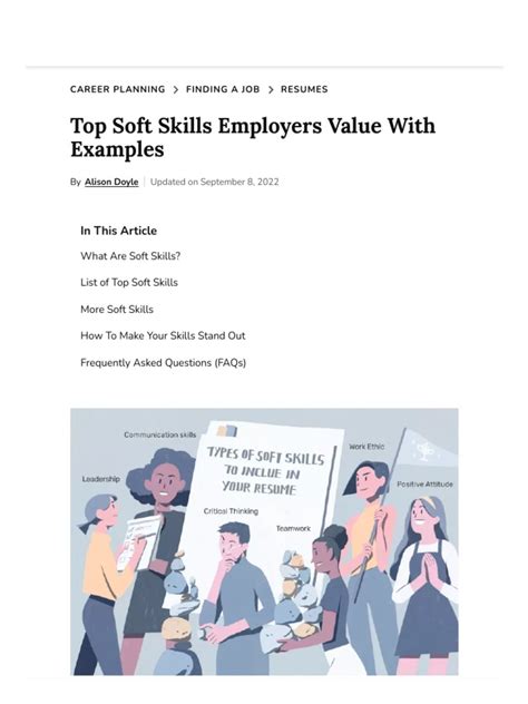 List Of Top Soft Skills Employers Value With Examples Pdf Skill