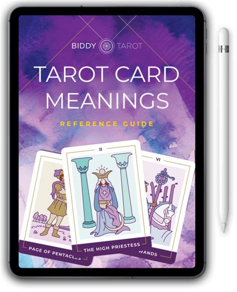 Printable Tarot Cards With Meanings Worksheets Library