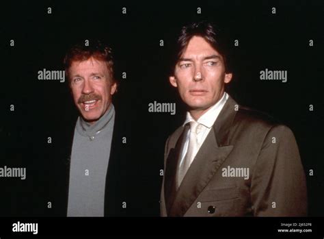 Chuck Norris and Billy Drago 1990 Credit: Ralph Dominguez/MediaPunch ...