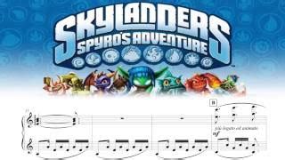 Skylanders: Spyro's Adventure - Main Theme (Piano Sheet Music) Chords ...