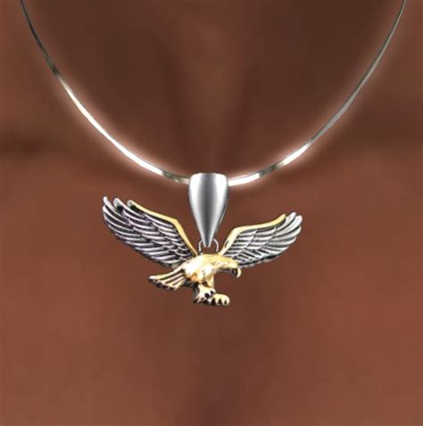 Second Life Marketplace - Men's Eagle Pendant