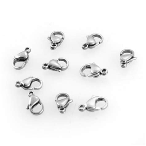 10 X Karabijn Rvs Zilver 11X6 Mm Grandado