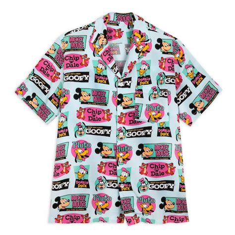 ShopDisney Adds Mickey Mouse And Friends Woven Camp Shirt Mousesteps