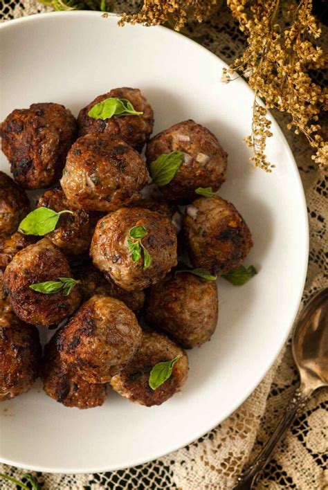 Easy Spicy Lamb Meatballs With Tzatziki She Keeps A Lovely Home