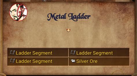 Metal Ladder Crafting Ladder Segment Silver Ore All Items Location