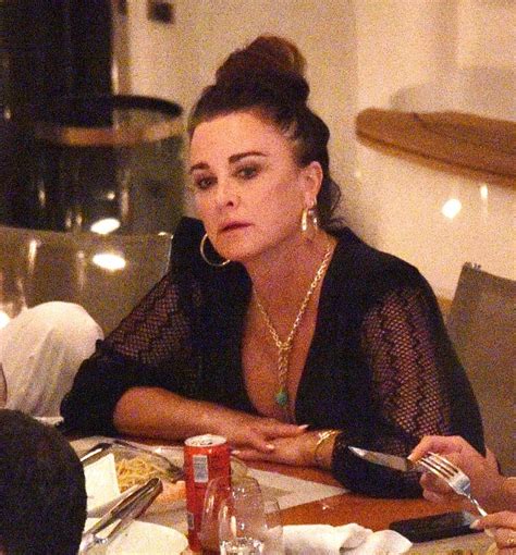 Kyle Richards At Fine Italian Dining And Dances The In Portofino 07 15