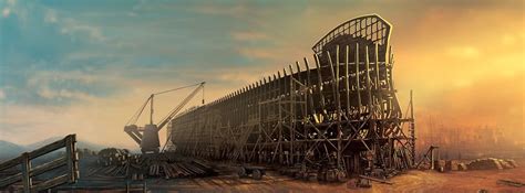 Noah’s Ark construction banner – Jewels of Judaism