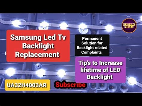 Solution Samsung LED TV Backlight Fix Tv Has Sound But No Picture