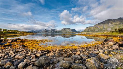 Fondos De Pantalla X Noruega Islas Lofoten Monta As Piedras