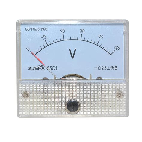 Demonstration Voltmeter Gauge Dc 0 30v Analog Volt Voltage Panel Meter Classroom Business Test