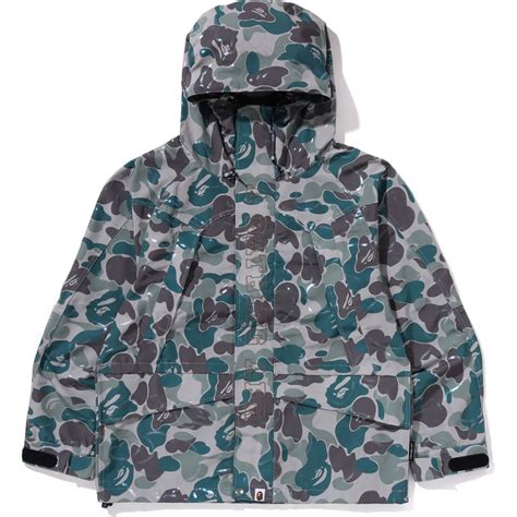 Laminated Camo Snowboard Jacket Mens