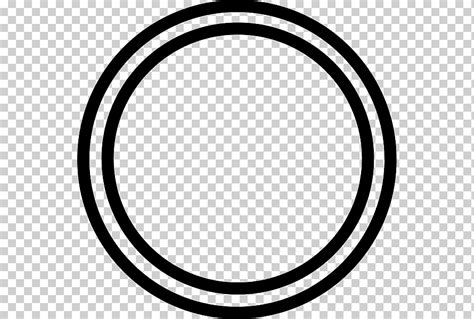 Circulo Borde Negro Png