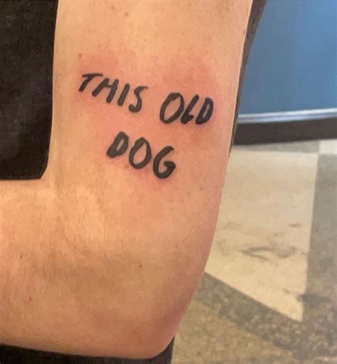 This Old Dog Tattoo Rmacdemarco