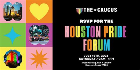 2023 Municipal Candidate Forum Houston Lgbtq Political Caucus