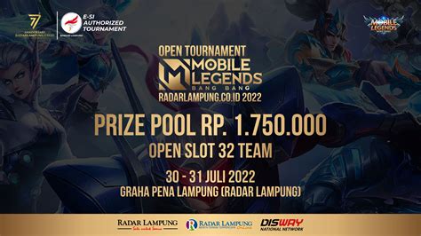 Open Tournament Mobile Legends Radarlampung.co.id 2022