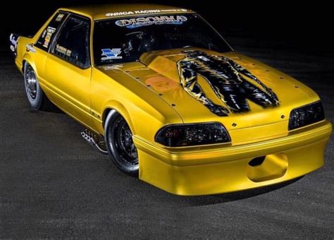 Ford Mustang Fox Body Drag Car Mustang Notch Coupe Lx Fox Body