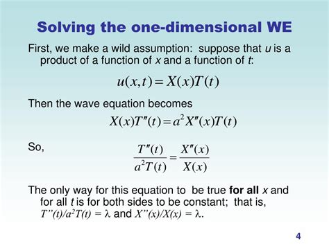 Ppt The Wave Equation Powerpoint Presentation Free Download Id 996413