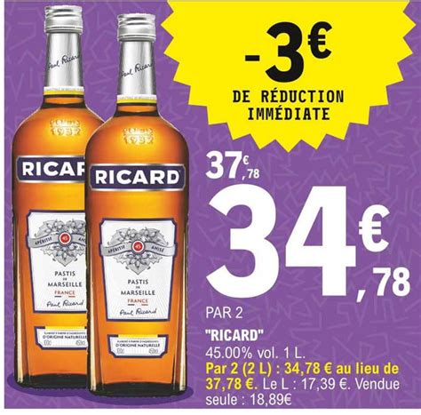 Promo Ricard Chez E Leclerc Icatalogue Fr