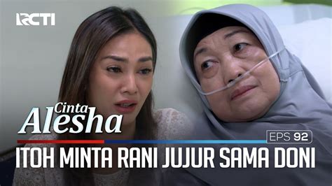 Itoh Minta Rani Jujur Sama Doni Cinta Alesha Eps Youtube