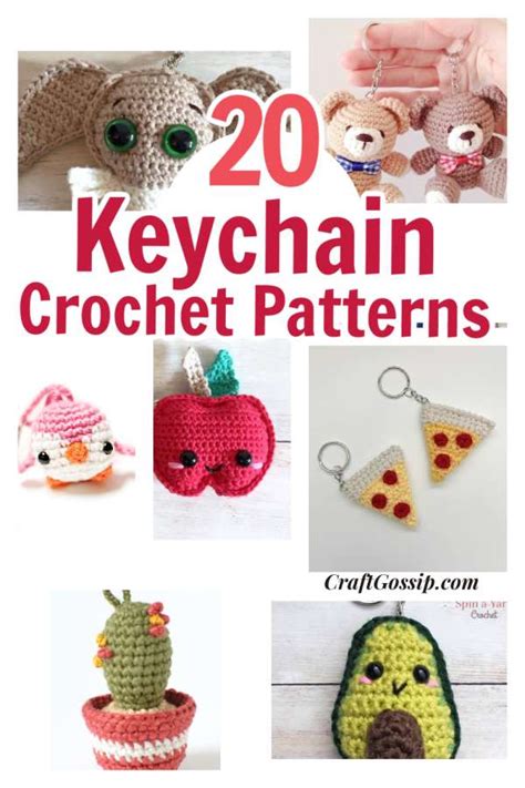 20 Crochet Patterns For Keychains – Crochet