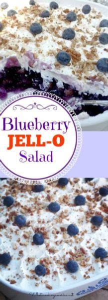 Blueberry Jello Salad Recipe Whats Cooking America