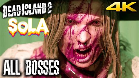 DEAD ISLAND 2 SoLA DLC All Bosses Boss Fights Ending With