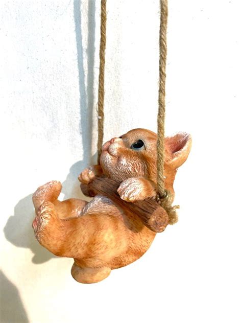 Hanging Ginger Cat Figurine Furniture Home Living Home Decor Other