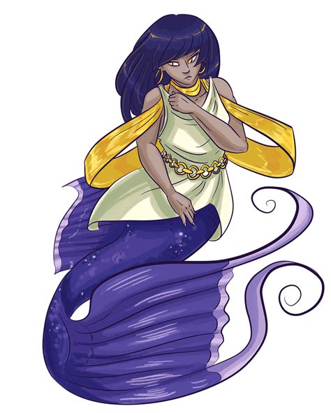 Mermaidpurplefish Tailfantasysea Creature Free Image From