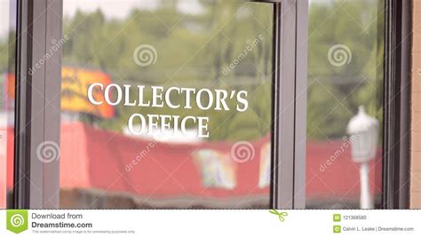 Tax Collectors Office stock photo. Image of long, assessors - 121368580