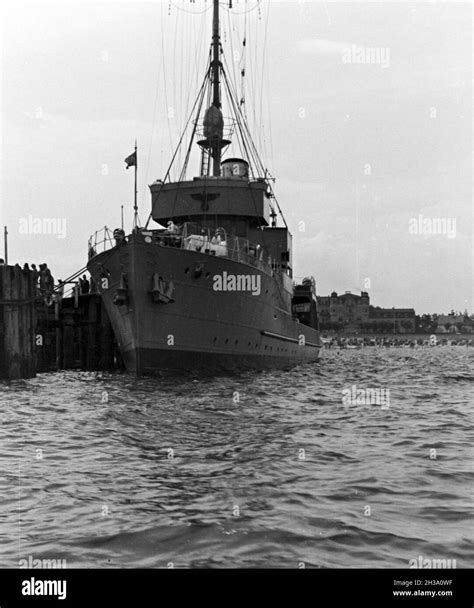 Schiff Der Deutschen Kriegsmarine Im Hafen Usedom Fotos Und