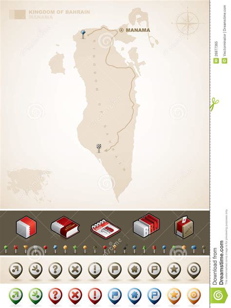 Kingdom Of Bahrain Stock Illustration Illustration Of Bahrain 26877365