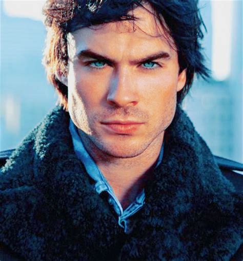 Blue Eyes Coat Handsome And Ian Somerhalder Image 175560 On