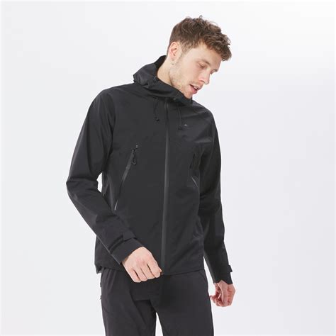 Manteau de randonnée homme MH 500 noir Noir Quechua Décathlon