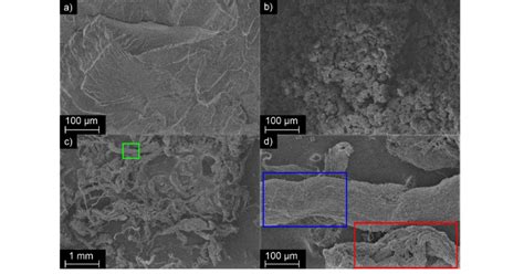 SEM Micrographs Of EVA And Additives To EVA Composites A EVA B APP