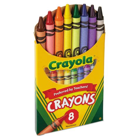 Crayola® Classic Color Crayons Tuck Box 8 Colors National Everything Wholesale